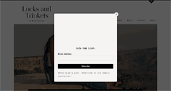 Desktop Screenshot of locksandtrinkets.com